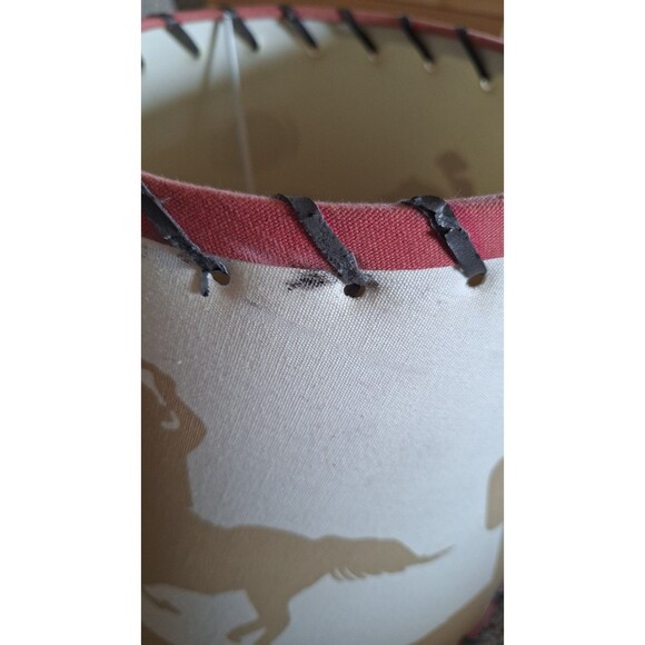 Vintage Western Cowboy Lamp Shades‎ 11 In Round Lamp Shade Lampshade Decor - Picture 10 of 10